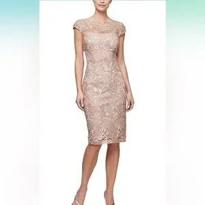 Alex Evenings Dresses Alex Evenings Womens Short Knee Length